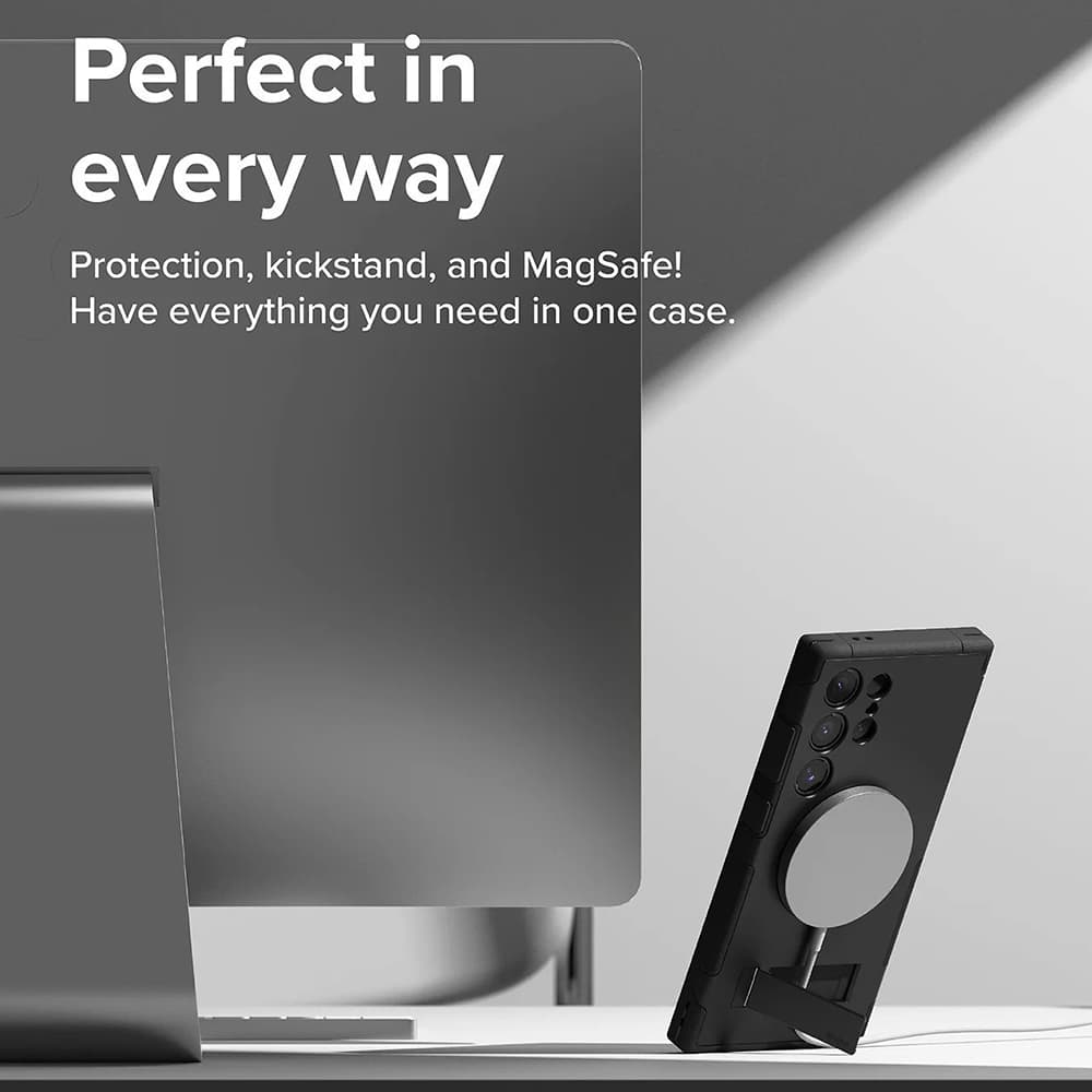 Ringke Vše MagSafe Samsung Galaxy S24 Ultra Black - náhled 5