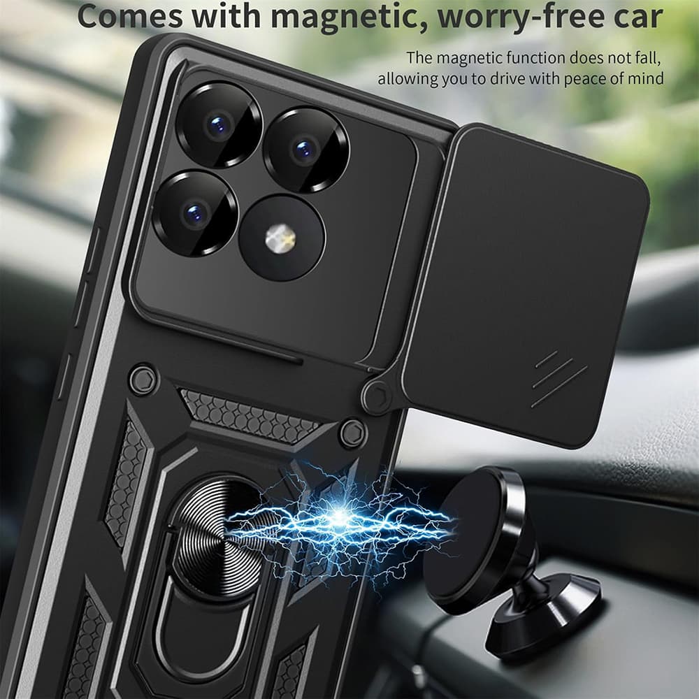 Techsuit CamShield Series Xiaomi Poco F6 Pro Modrý - náhled 5