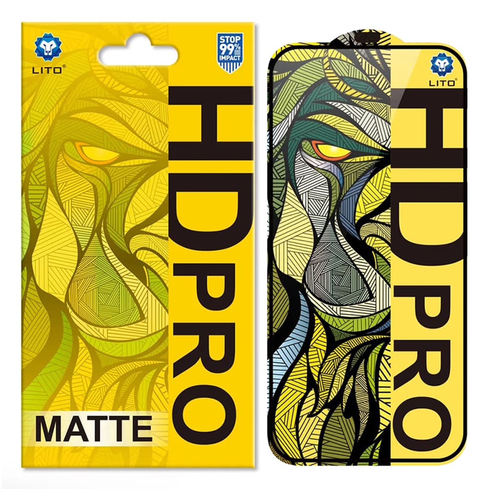 Lito HD Pro Matte pro iPhone 17 iPhone 16 Pro černá - náhled 5