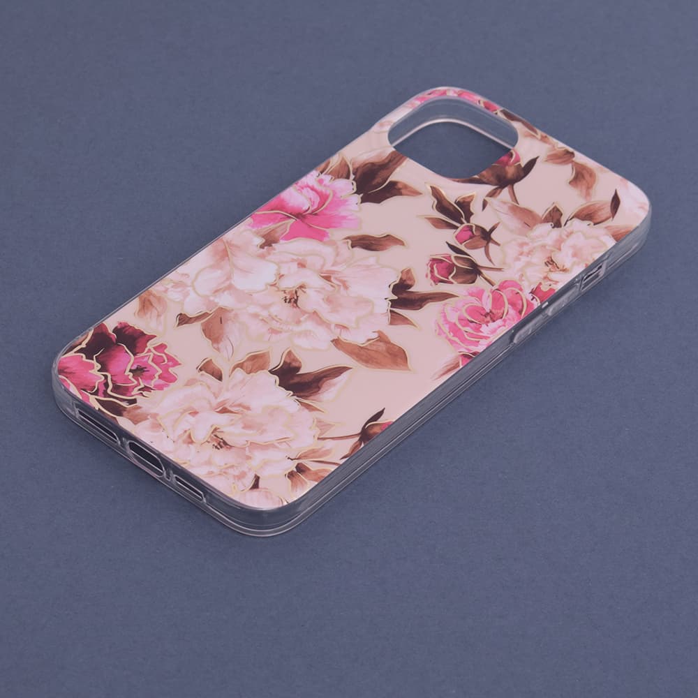 Techsuit Mramorová série iPhone 14 Plus Mary Berry Nude - náhled 5