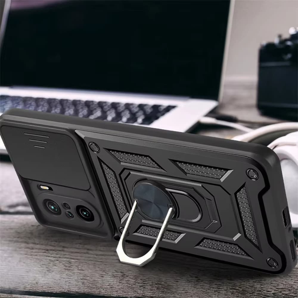 Techsuit CamShield Series Xiaomi Mi 11i Poco F3 černý - náhled 5