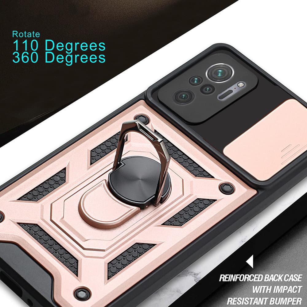 Techsuit CamShield Series pro Xiaomi Redmi Note 10 4G Note 10S Poco M5s černá - náhled 5