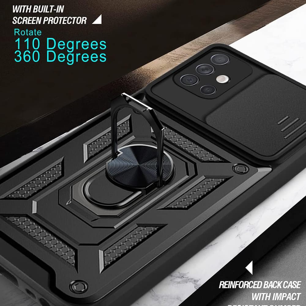 Techsuit CamShield Series pouzdro pro Samsung Galaxy A71 4G černé - náhled 5