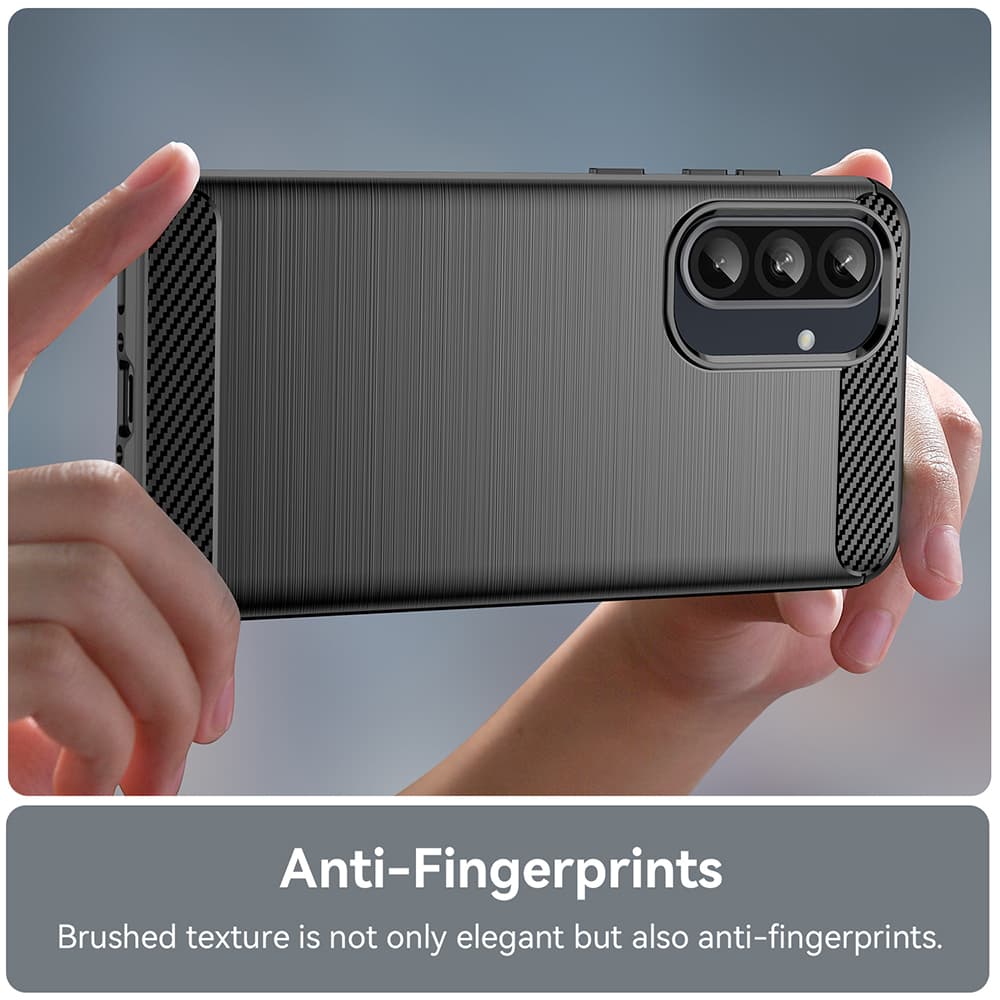 Pouzdro Techsuit Carbon Silicone pro Samsung Galaxy S10e černé - náhled 5