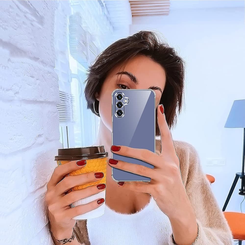 Techsuit Shockproof průhledný silikonový obal Samsung Galaxy A10 průhledný - náhled 5