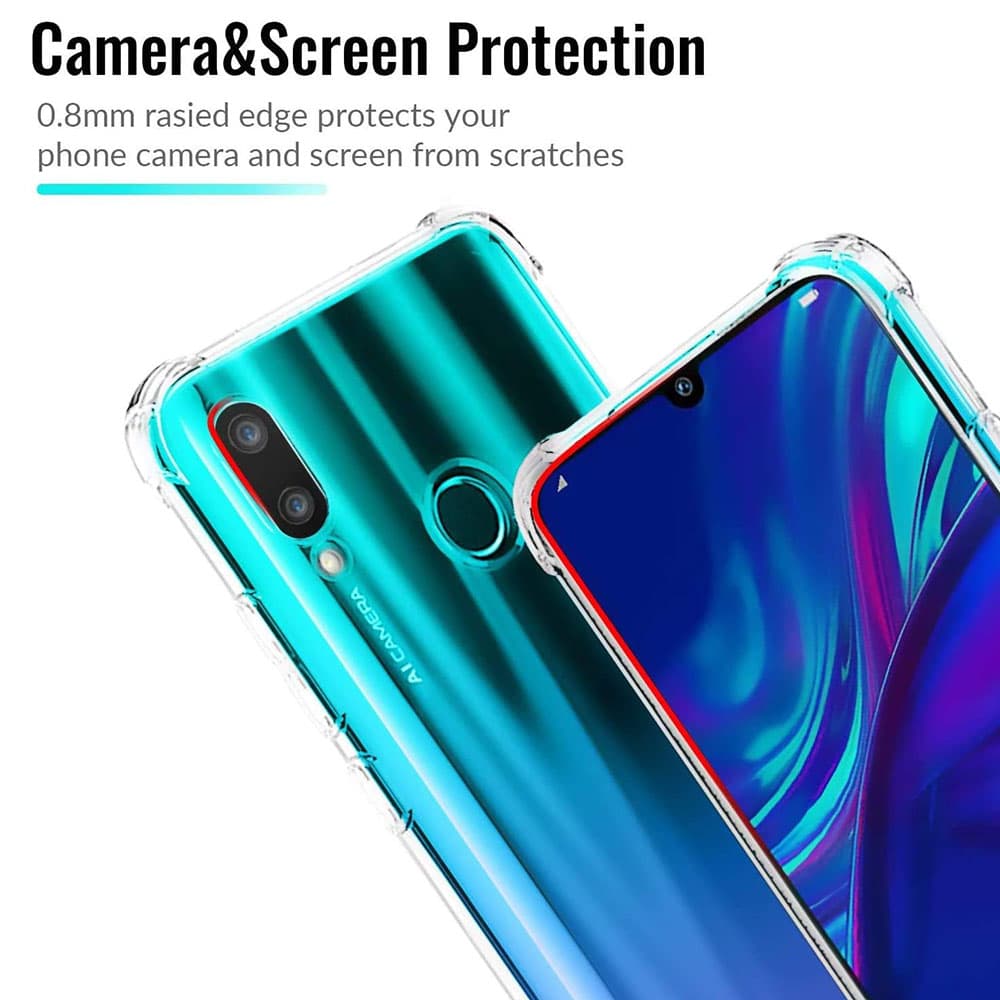 Techsuit Shockproof průhledný silikon Huawei P Smart 2019 průhledný - náhled 5