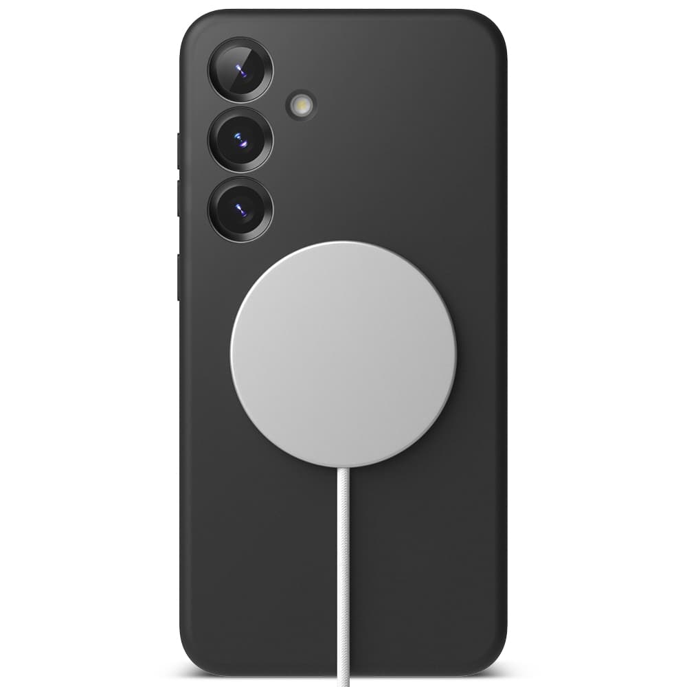 Ringke Silicone Magnetic MagSafe pro Samsung Galaxy S25 černý - náhled 5