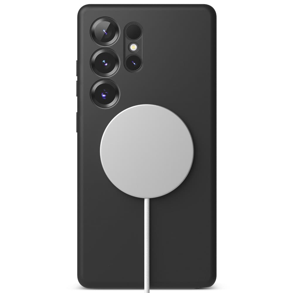 Ringke Silicone Magnetic MagSafe pro Samsung Galaxy S25 Ultra černá - náhled 5