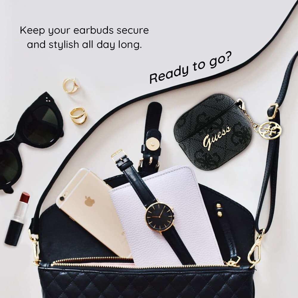 Guess 4G Charm Collection GUA4G4GSMW Apple AirPods 4 hnědá - náhled 5