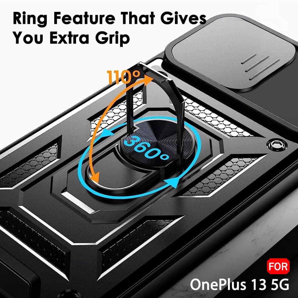 Techsuit CamShield Series OnePlus 13 černý obal - náhled 5
