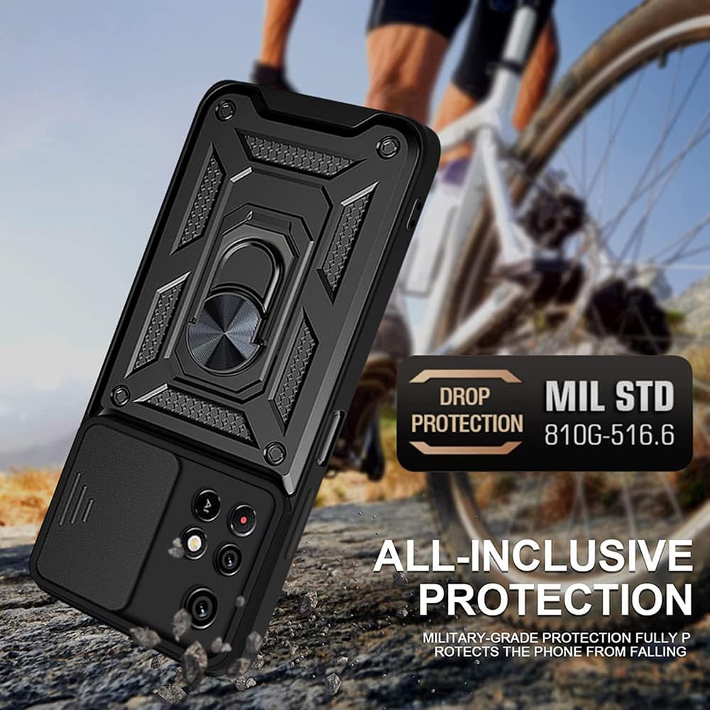 Pouzdro Techsuit CamShield Series pro Xiaomi Redmi 10 2021/2022 černé - náhled 5