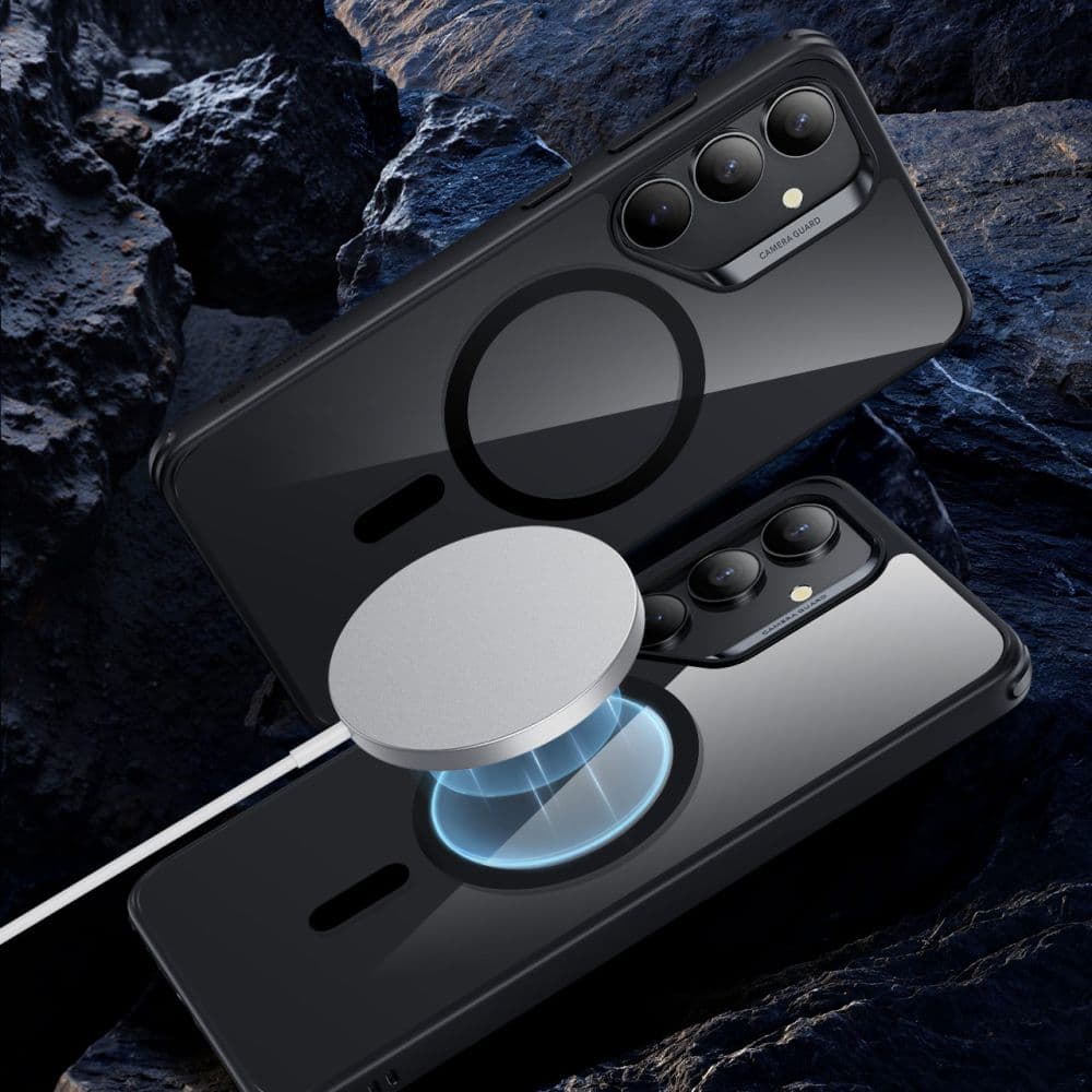 ESR Classic Hybrid HaloLock pro Samsung Galaxy S25 Plus černá průhledná - náhled 5