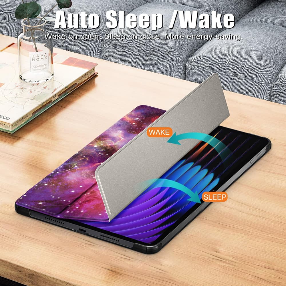 Pouzdro Techsuit FoldPro pro Xiaomi Pad 7 / 7 Pro / 8 / 8 Pro s motivem Galaxy - náhled 5