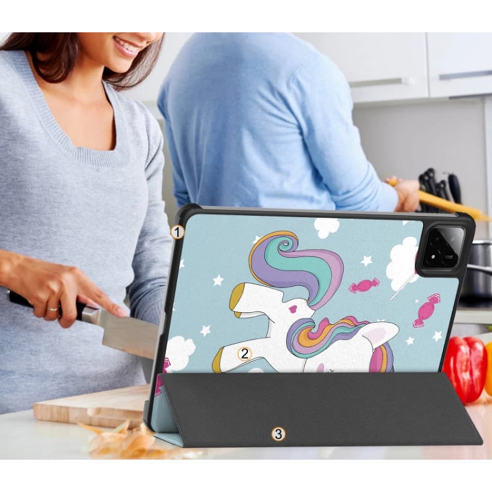 Pouzdro Techsuit FoldPro pro Xiaomi Pad 7 / 7 Pro / 8 / 8 Pro s motivem Unicorn - náhled 5