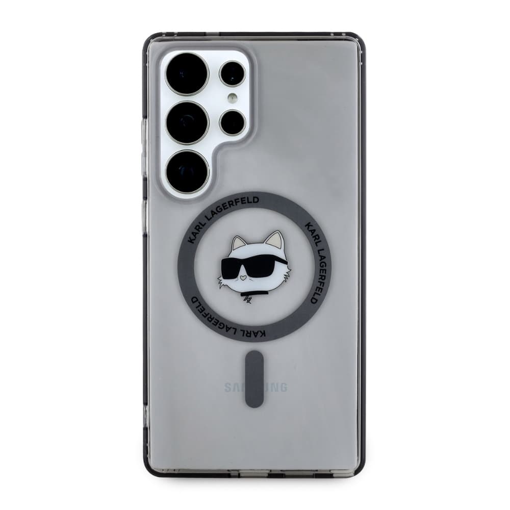 Karl Lagerfeld IML MagSafe Samsung Galaxy S25 Ultra Choupette's Head černá - náhled 5
