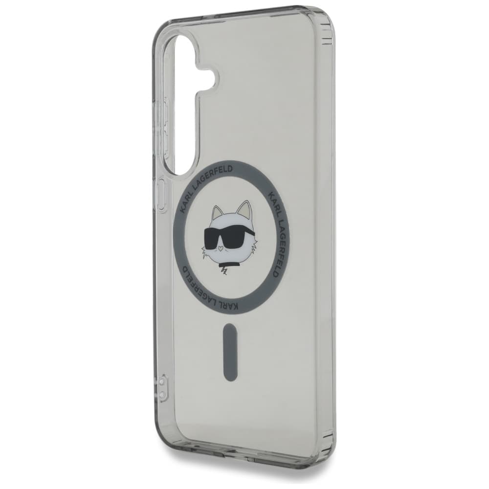 Karl Lagerfeld IML MagSafe Samsung Galaxy S25 Choupette's Head černá - náhled 5