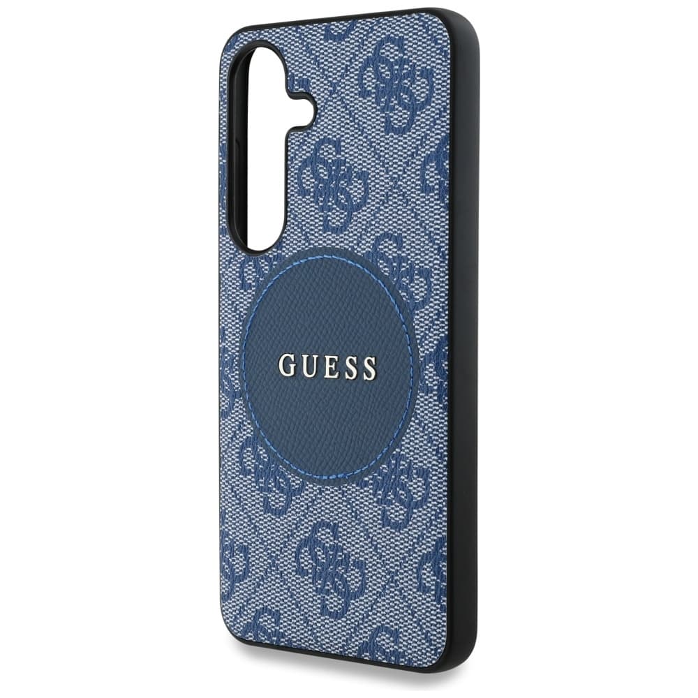 Guess 4G Circle Classic Logo MagSafe Samsung Galaxy S25 Plus modrá - náhled 5
