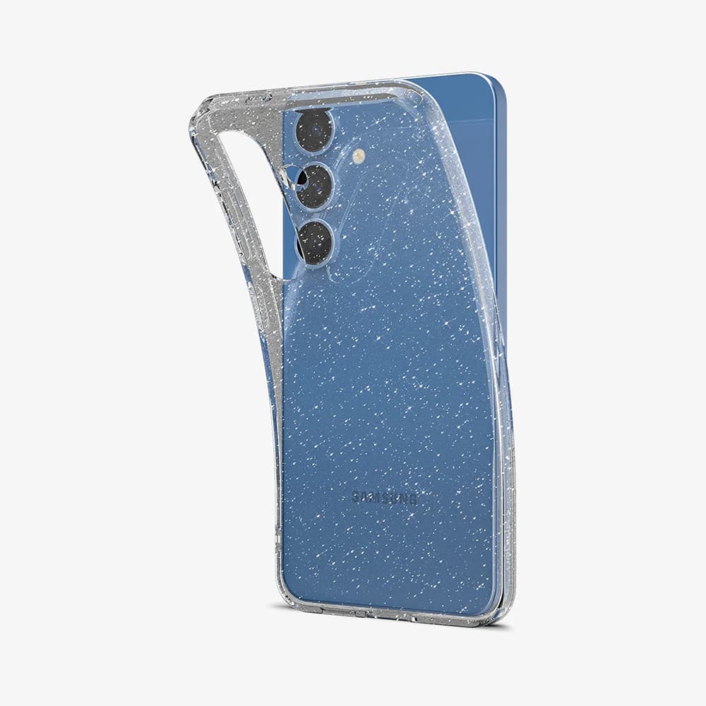 Spigen Liquid Crystal Glitter Samsung Galaxy S25 Křišťálový křemen - náhled 5
