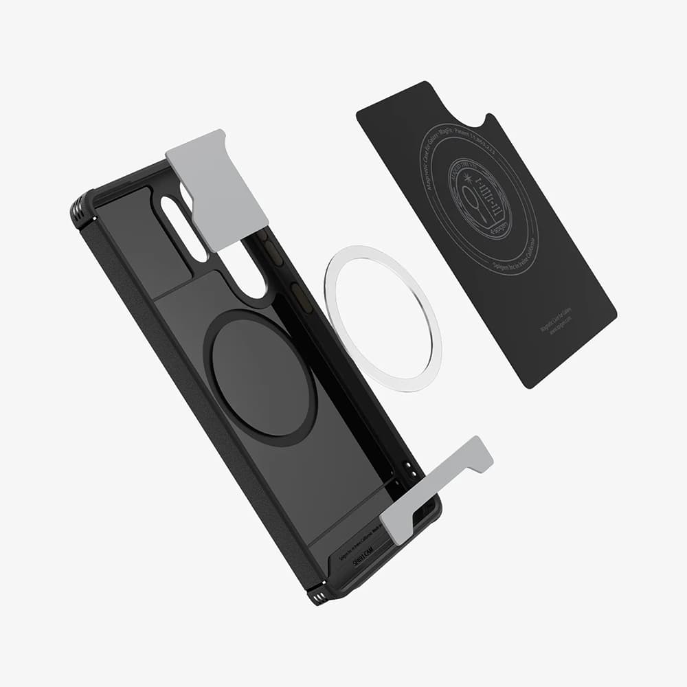 Spigen Core Armor MagSafe Samsung Galaxy S25 Ultra Matná černá - náhled 5