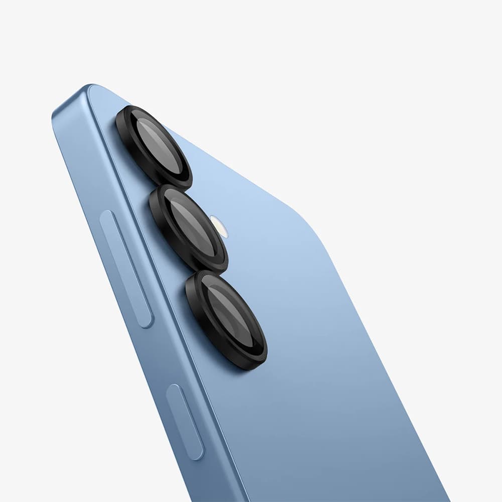 Spigen Optik.tR EZ Fit Pro sklo na kameru (2 ks) Samsung Galaxy S25 Plus černá - náhled 5