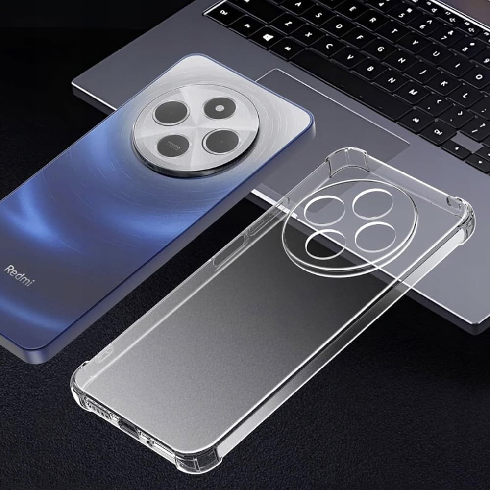 Techsuit - Odolný průhledný silikon - Xiaomi Redmi 14C / Poco C75 - Průhledný - náhled 5
