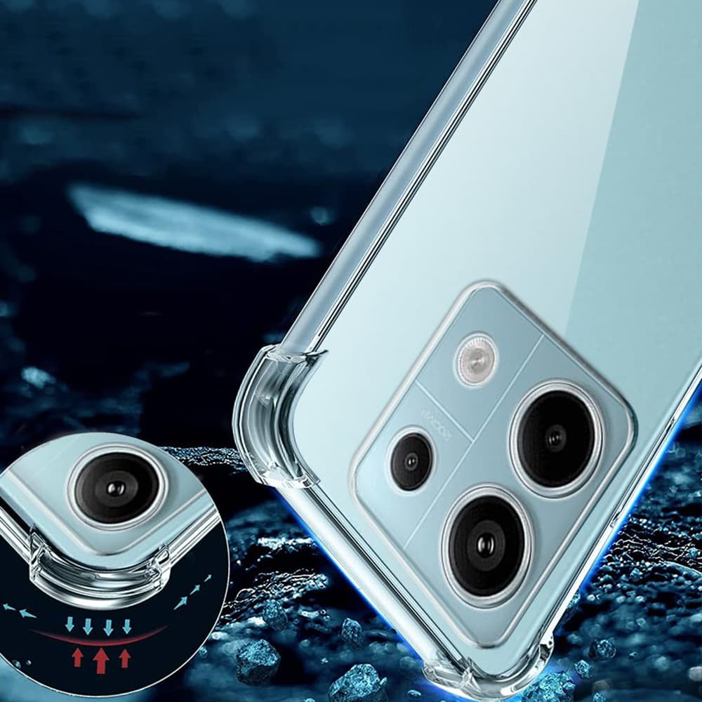 Techsuit Nárazuvzdorný Průhledný Kryt Xiaomi Redmi Note 13 Pro 5G Poco X6 - náhled 5