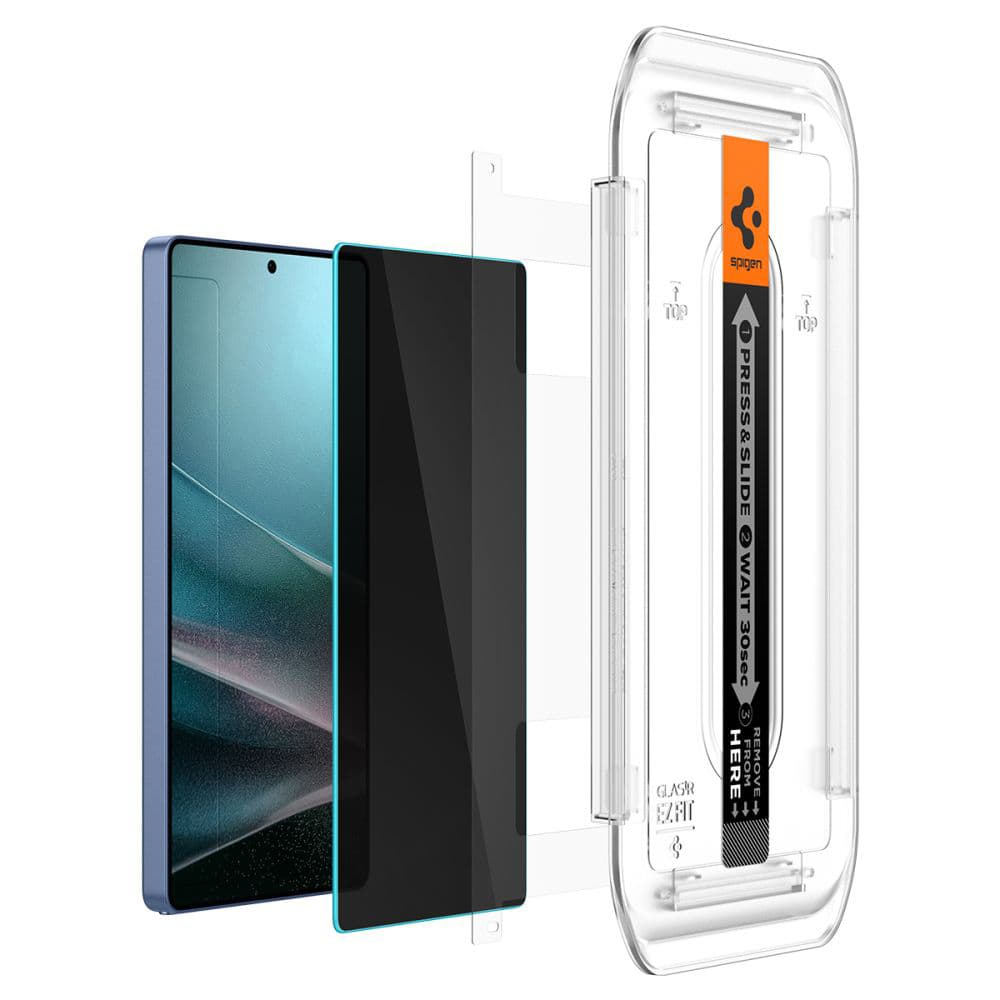 Spigen Glas.tR EZ-FIT HD (2 balení) Samsung Galaxy S25 Ultra Privacy - náhled 5