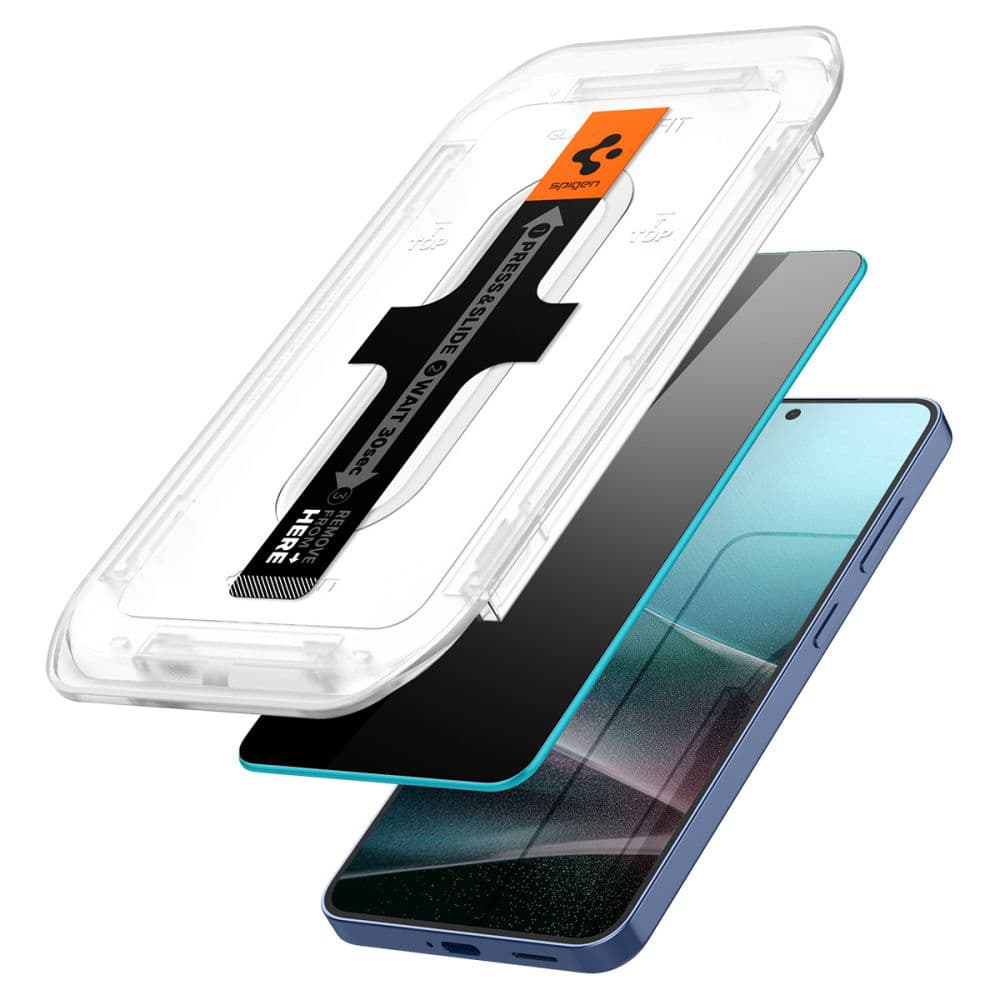 Spigen Glas.tR EZ-FIT HD 2 ks Samsung Galaxy S24 Plus S25 Plus Privacy - náhled 5