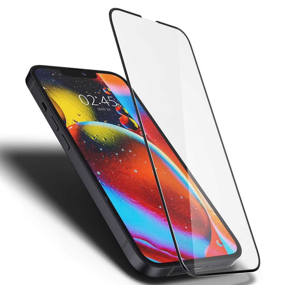 Spigen Glas.tR Slim pro iPhone 13 13 Pro 14 16e černý - náhled 5