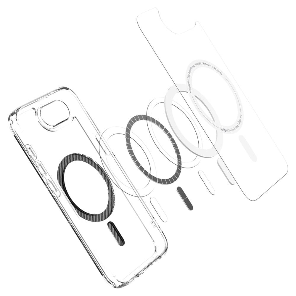 Spigen Ultra Hybrid MagSafe iPhone 16e karbonové vlákno - náhled 5