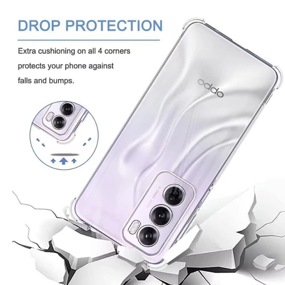 Techsuit Shockproof průhledný silikonový obal Oppo Reno13 Pro průhledný - náhled 5