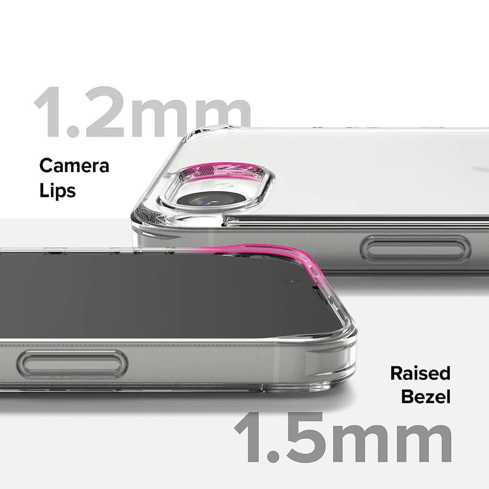 Ringke Fusion pouzdro pro iPhone 16e matně průhledné - náhled 5