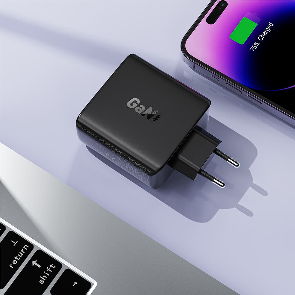 Acefast Wall Charger A94 Multiport 3x USB-C USB-A GaN2 Technologie PD100W černá - náhled 5