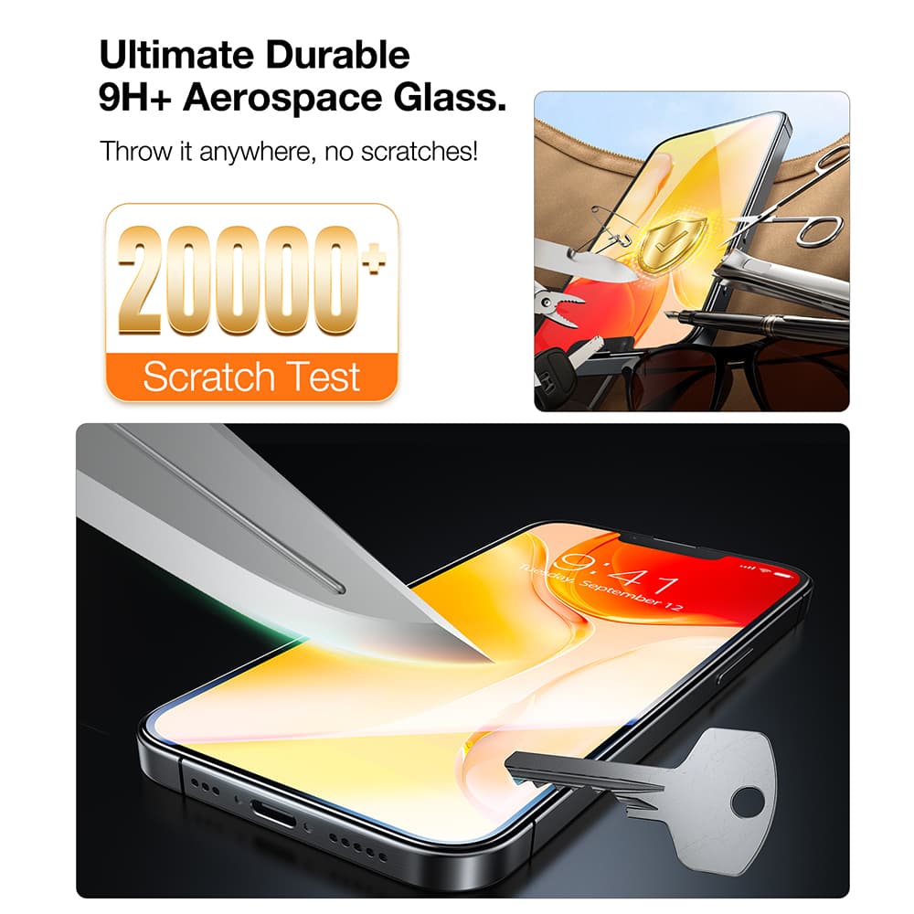 Torras GlassGo Install Master (2 balení) iPhone 16e černá - náhled 5