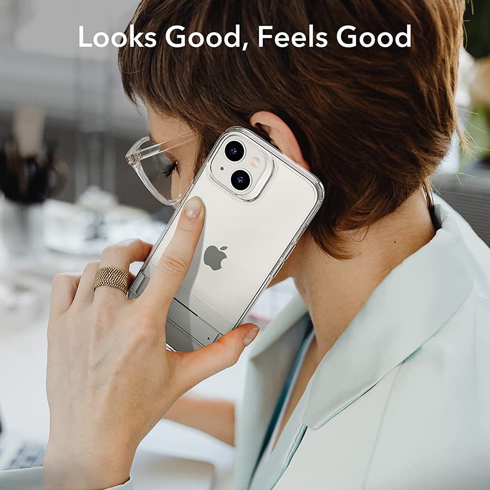 ESR Air Shield Boost Kickstand iPhone 14 Plus Průhledný - náhled 5