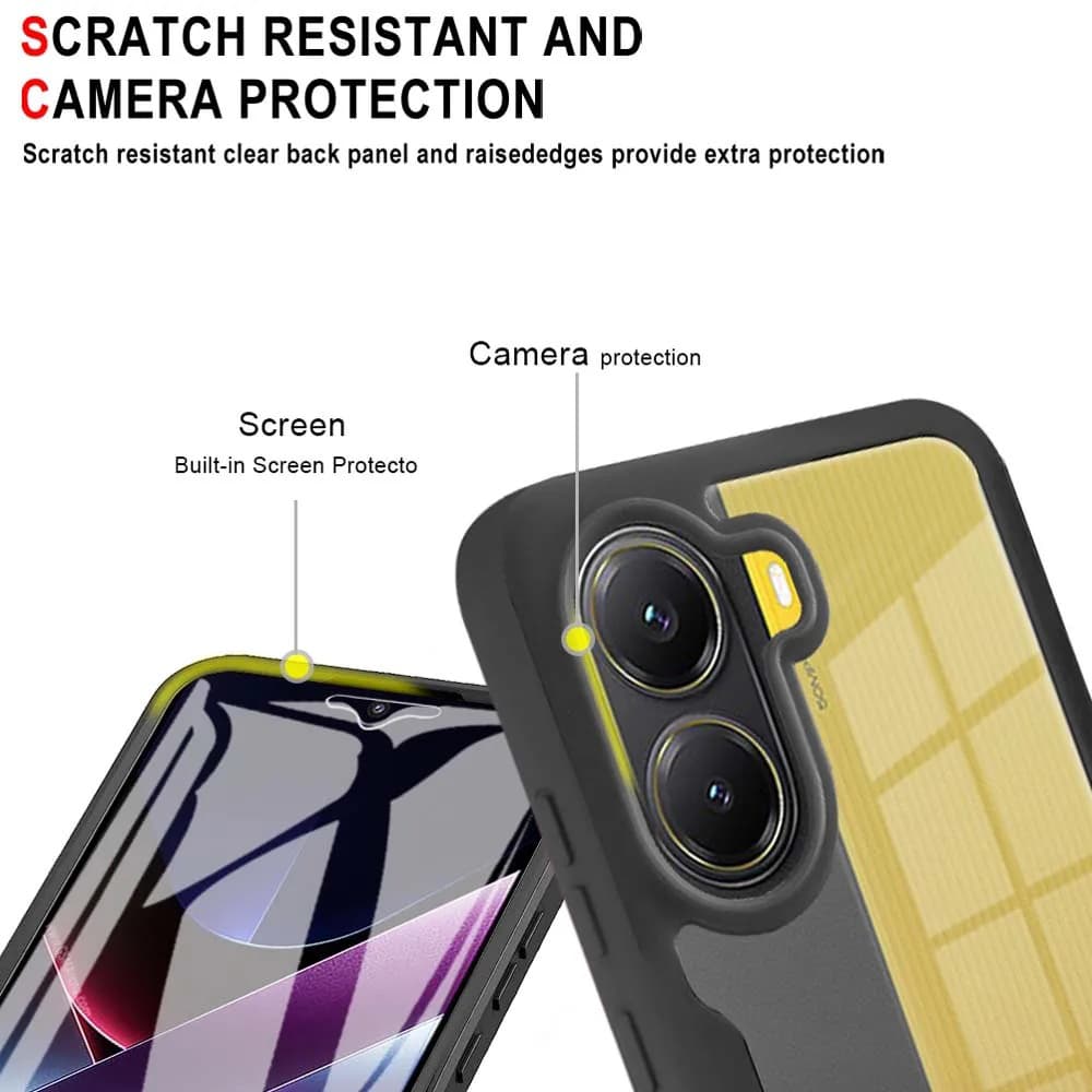Techsuit ColorVerse 360 Series + Ochranné sklo Xiaomi Poco X7 Pro modrá - náhled 5