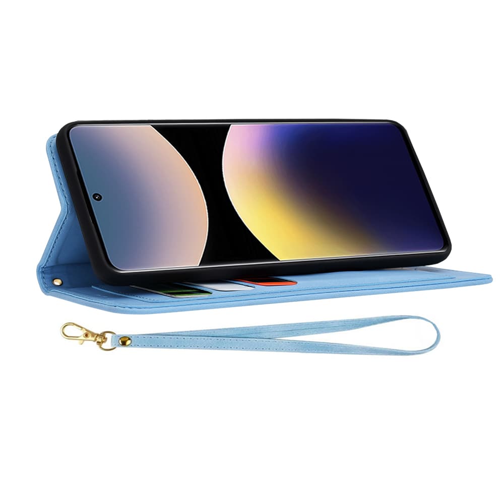 Pouzdro Techsuit FlipCraft pro Xiaomi Redmi Note 14 Pro+ 5G modré - náhled 5