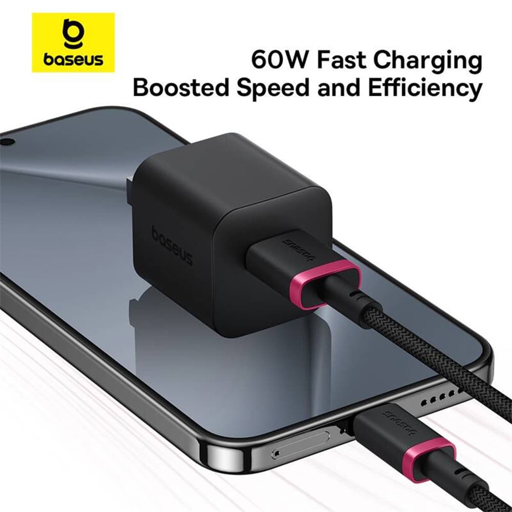Baseus Data Cable Dura Series USB na Type-C Rychlé nabíjení 60W 2m červená černá - náhled 5