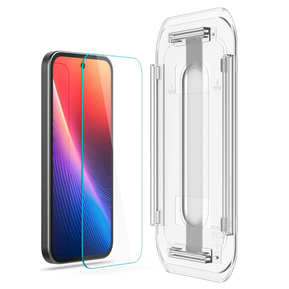 Spigen Glas.tR EZ-FIT (2 pack) Google Pixel 9a Čirý - náhled 5
