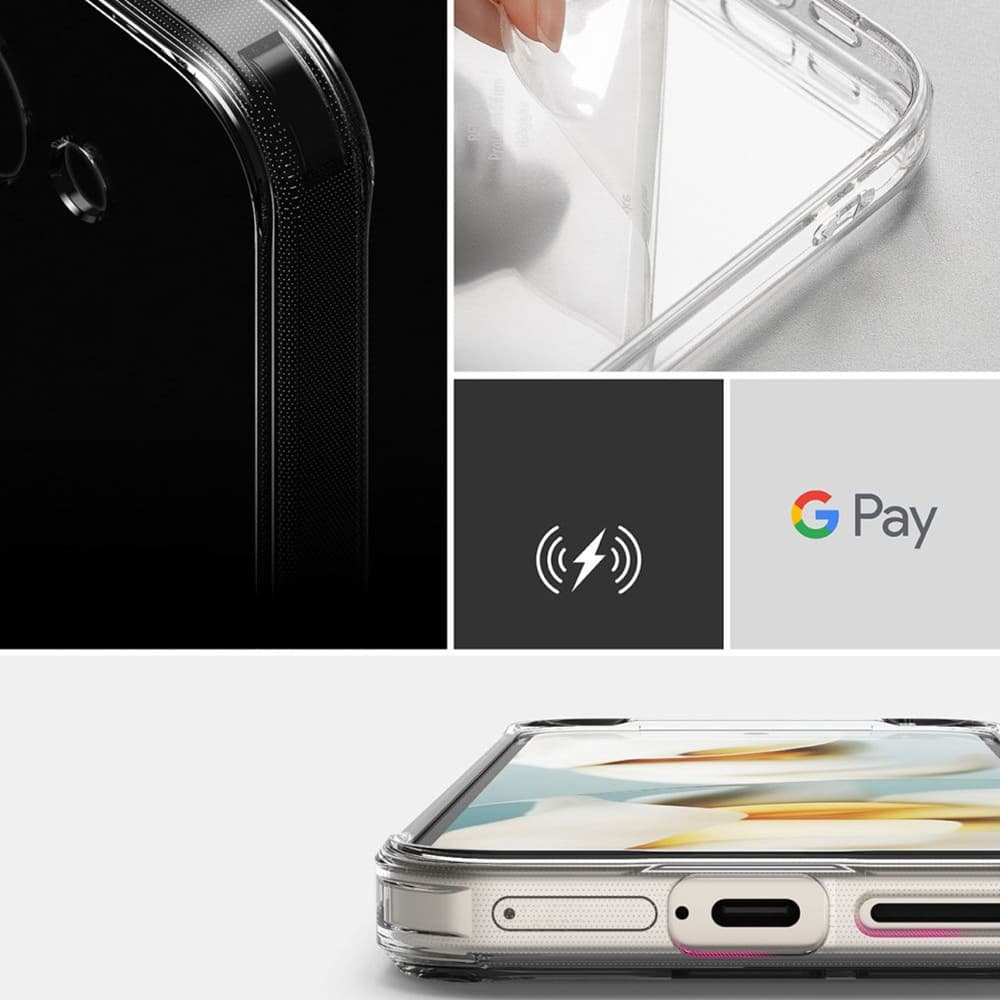 Ringke Fusion Google Pixel 9a matně průhledný obal - náhled 5
