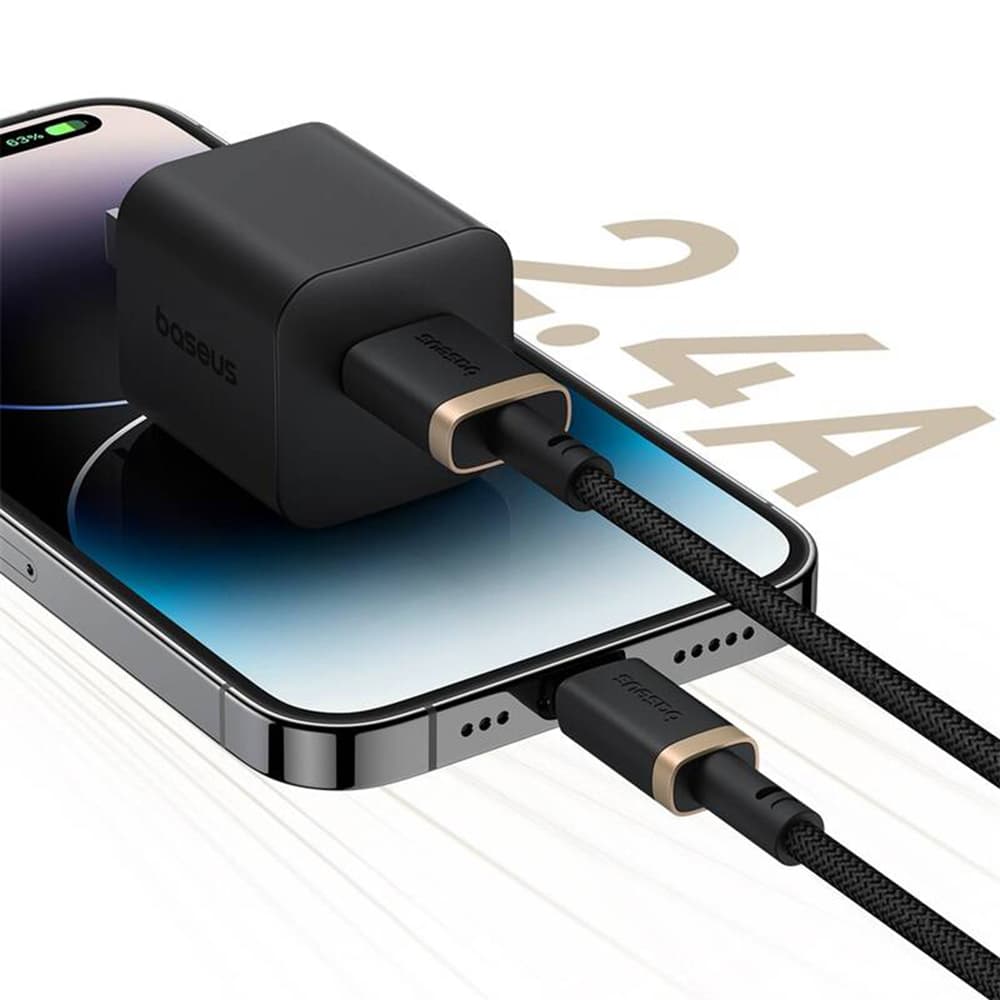 Baseus Data Cable Dura Series USB na Lightning Rychlé nabíjení 2m Zlatá Černá - náhled 5
