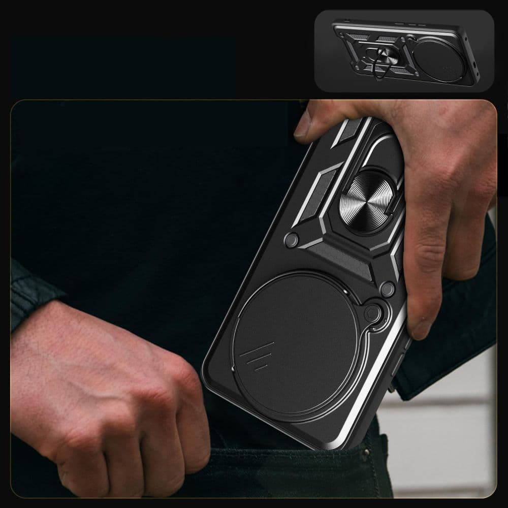 Techsuit CamShield Series Xiaomi Poco F7 Pro černý - náhled 5