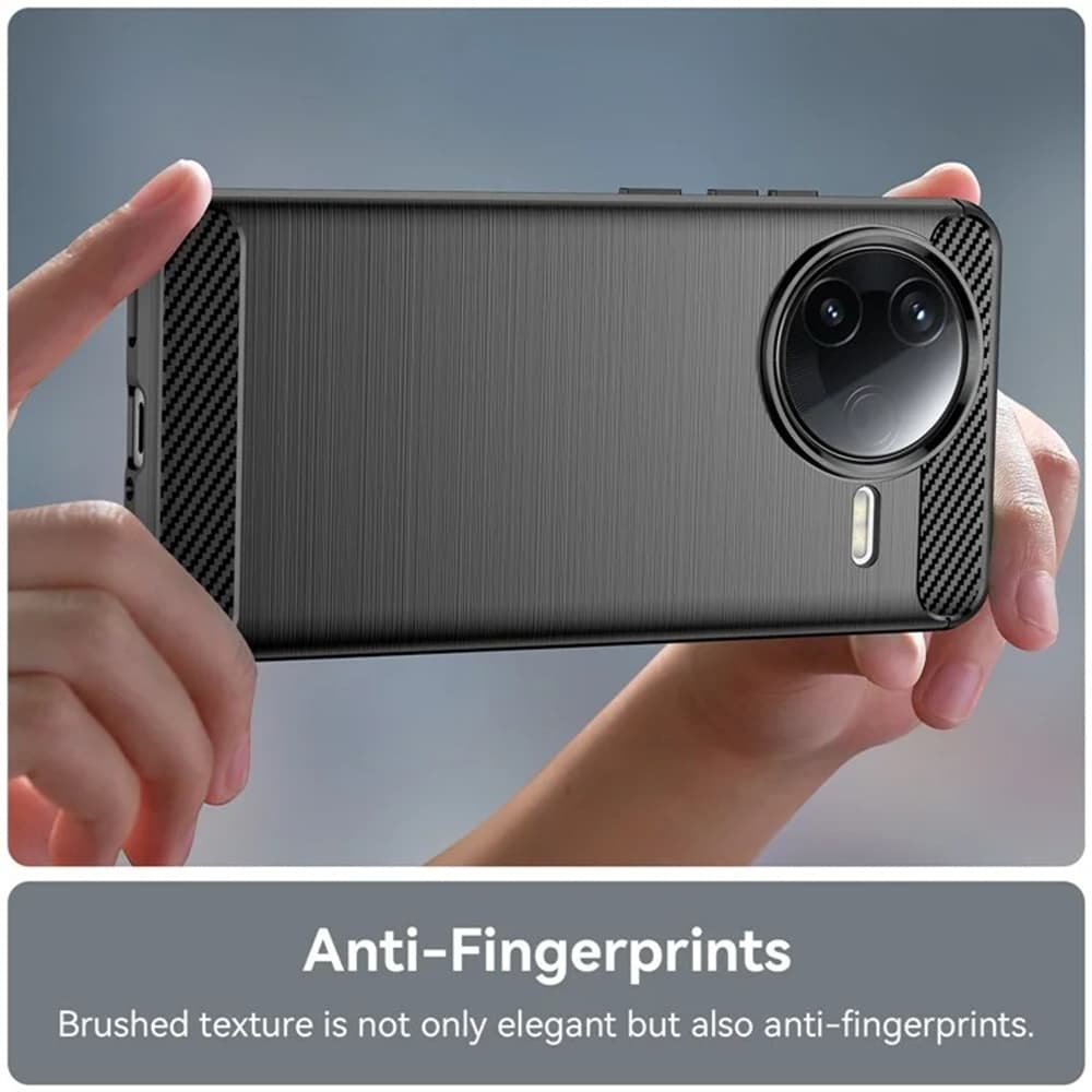 Techsuit Carbon Silicone Xiaomi Poco F7 Ultra černý kryt - náhled 5