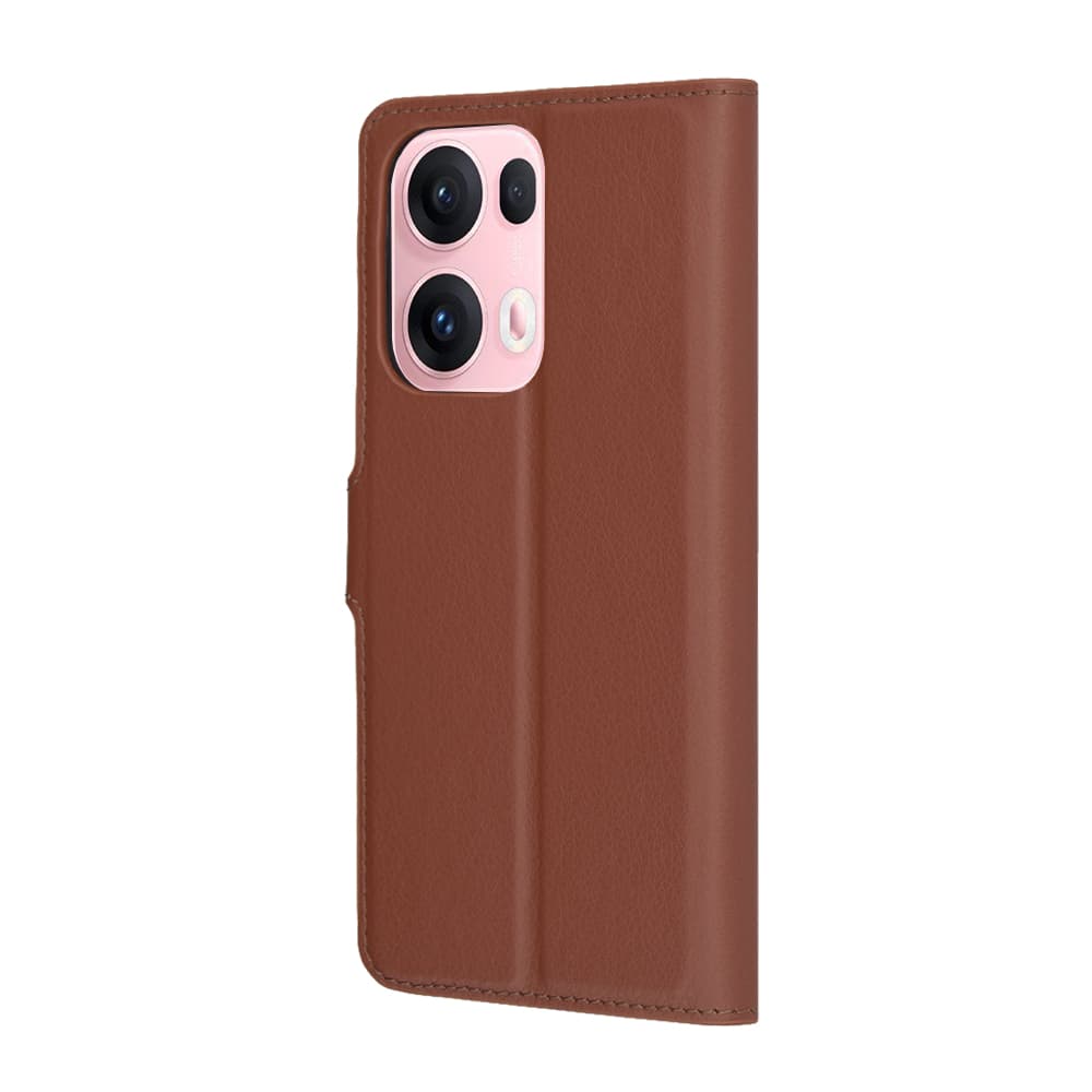 Pouzdro Techsuit Leather Folio pro Oppo Reno13 Pro hnědé - náhled 5