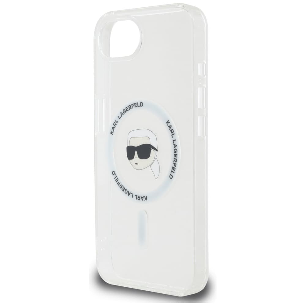 Karl Lagerfeld IML MagSafe iPhone 16e Bílá Karlova Hlava - náhled 5