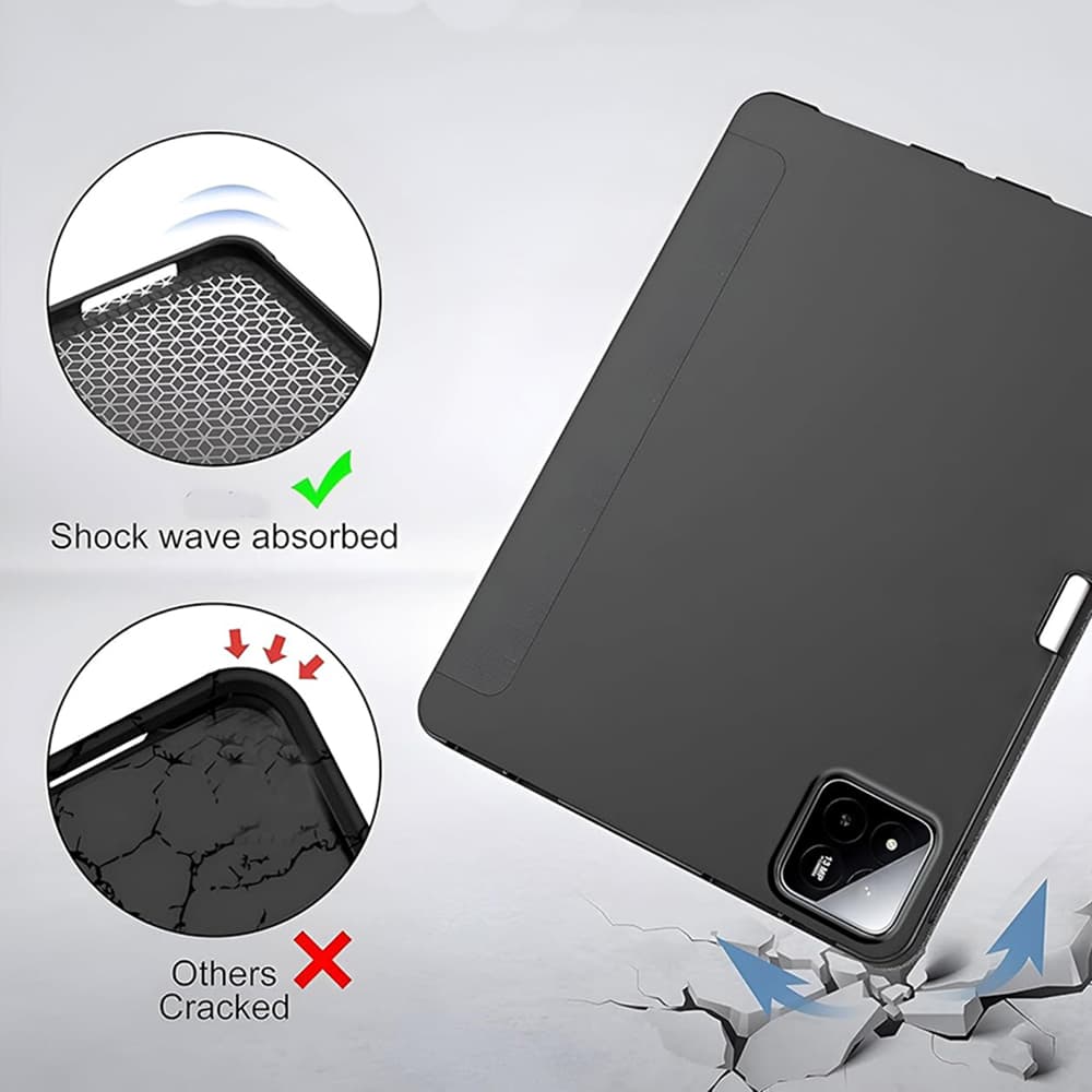 Pouzdro Techsuit Flex Trifold s držákem na tužku pro Xiaomi Pad 7/7 Pro černé - náhled 5