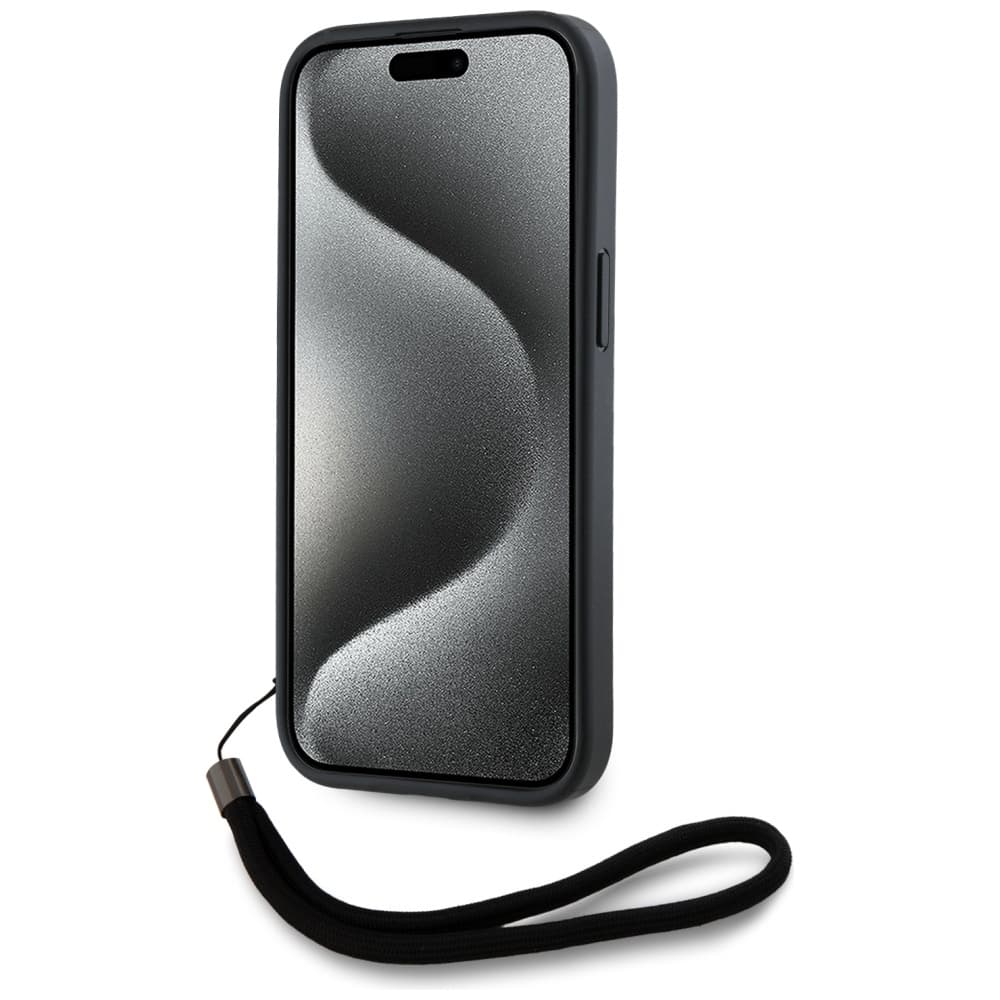 Karl Lagerfeld Saffiano Athleisure Stripes pouzdro iPhone 15 Pro Max červené - náhled 5