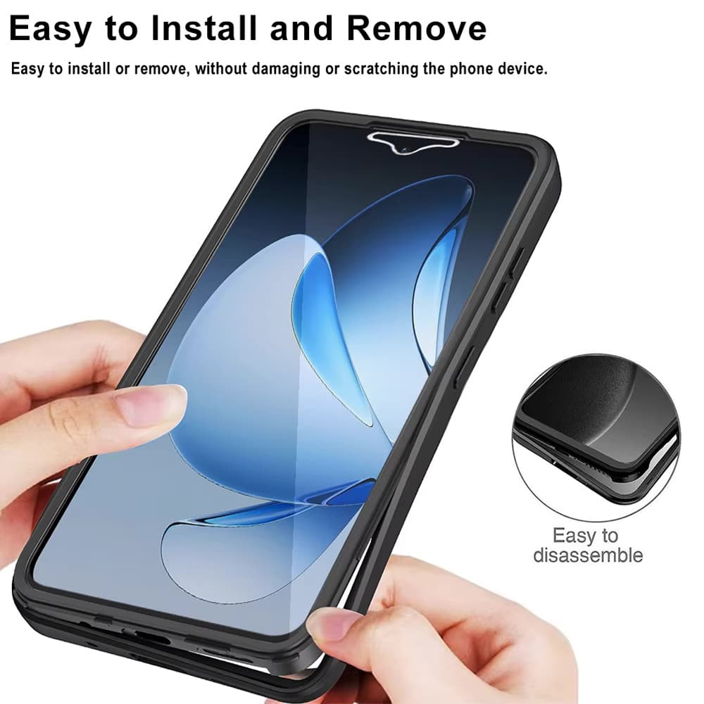 Techsuit ColorVerse 360 Series + Ochranné sklo Oppo Reno13 Růžová - náhled 5
