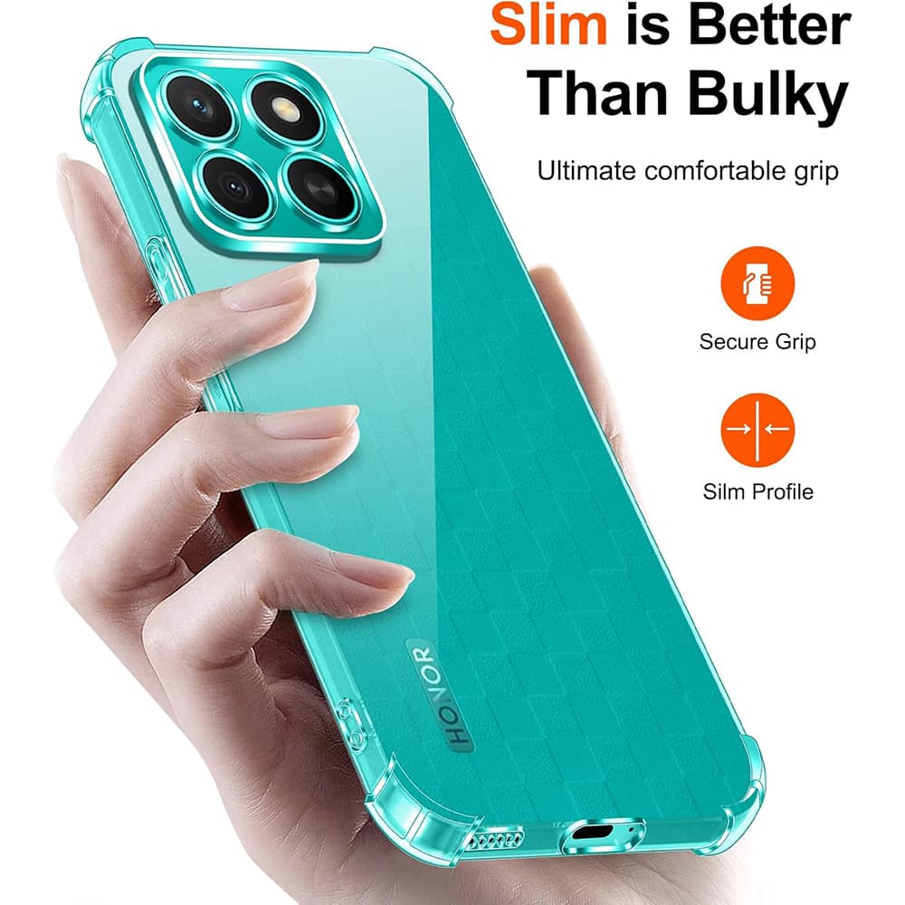 Techsuit Shockproof průhledný silikon Honor X8c průhledný - náhled 5