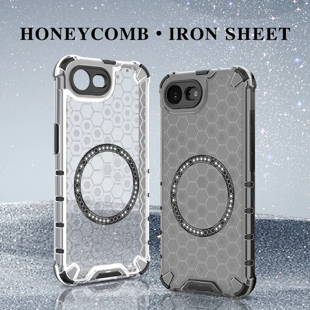 Techsuit HoneyComb Shield MagSafe pro iPhone 16e bílý - náhled 5